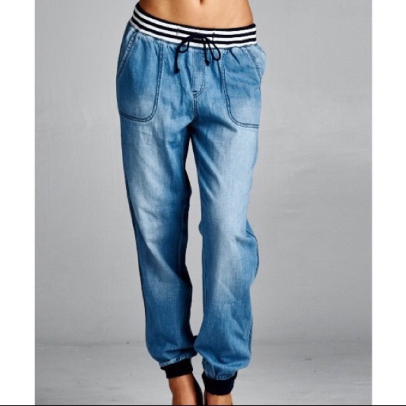 ◾️Jogger denim pants - Picture 3 of 4